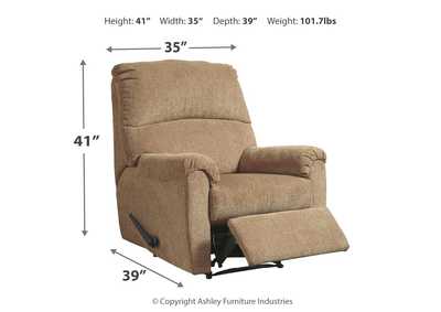 Ashley 1080129 - Zero Wall Recliner