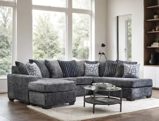 2875-07 Charcoal Sectional