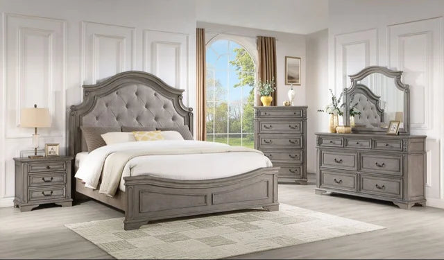 B6010 - 4pc or 5pc Bedroom Set - Queen, King