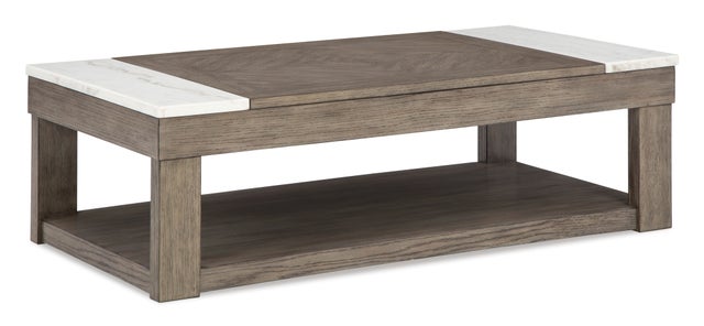 T854-9 Lift Top Cocktail Table (MARBLE TOP)