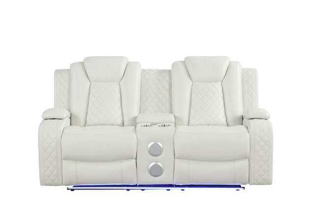 Luz White - 3PC Reclining Set