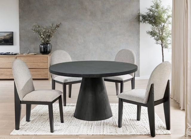 D500 Dining Table + 4 Chair Set