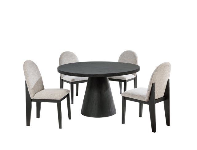 D500 Dining Table + 4 Chair Set