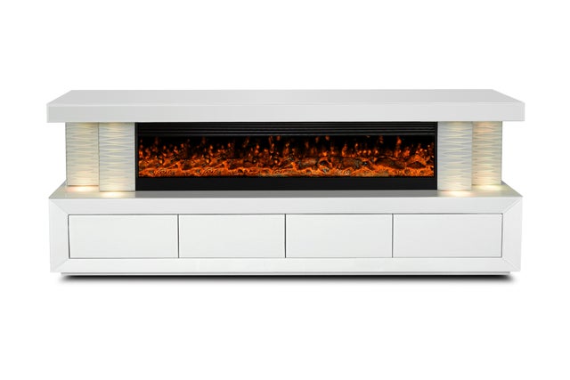 A97 TV STAND W/FIREPLACE