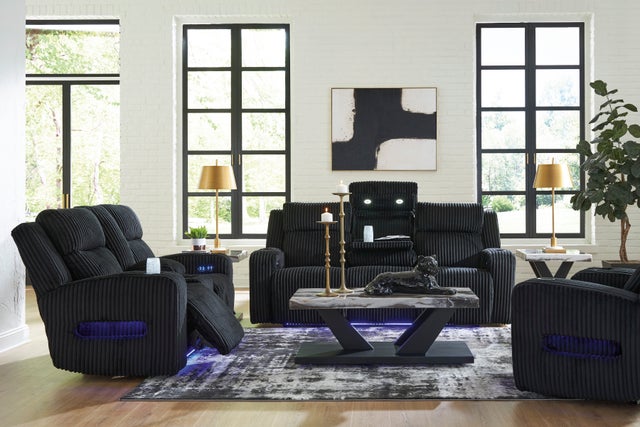 Ashley 642-02 - 2PC or 3PC Power Reclining LED/STEREO Set **NEW ARRIVAL**