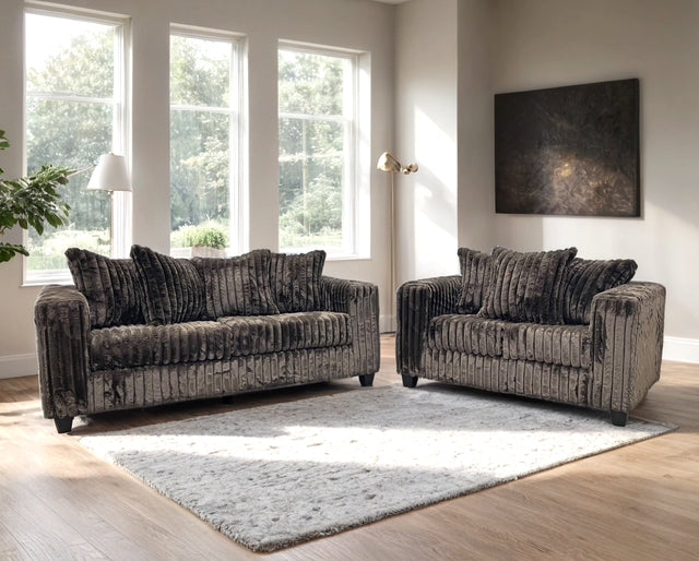 510 Chocolate - Sofa & Loveseat Set **NEW ARRIVAL**
