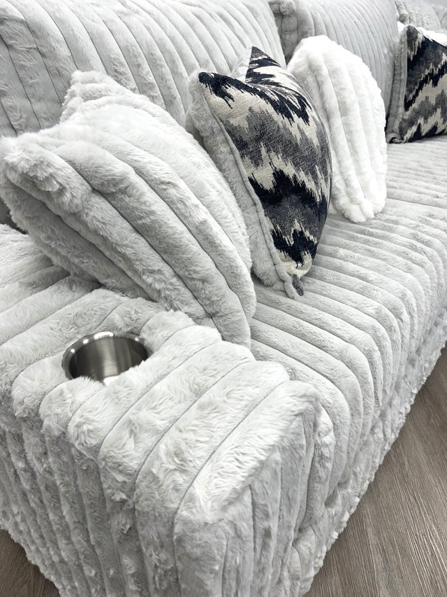 9600 - Gray Sectional (Oversized) **NEW ARRIVAL**