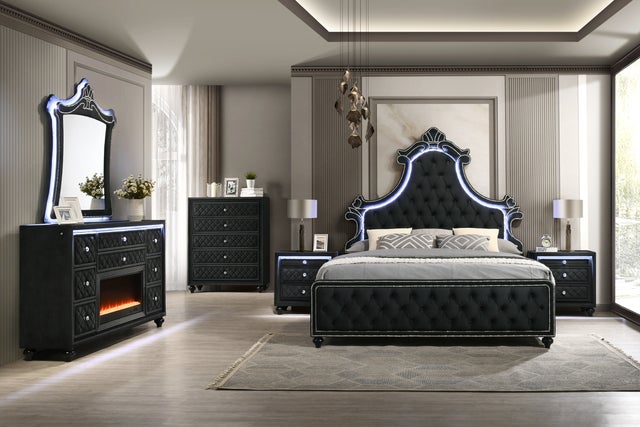 Majesty2 Black 5PC Set - King ONLY