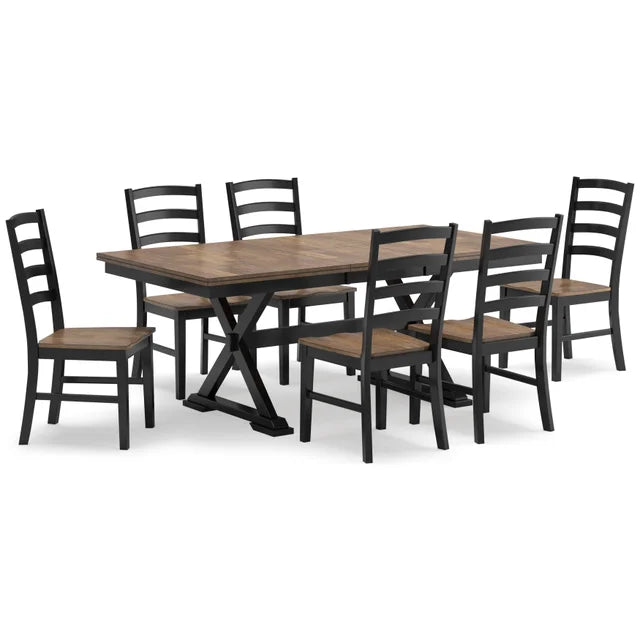 Ashley D634 - 7pc Dining Set
