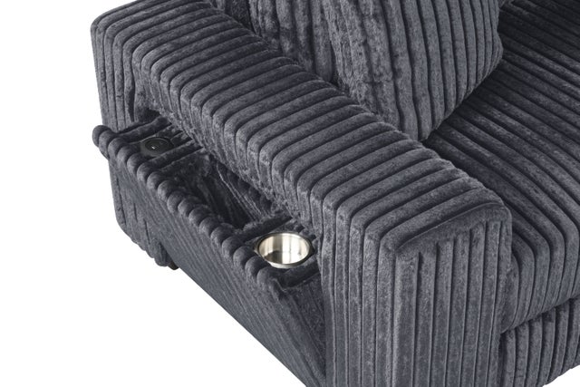 Bazooka Charcoal 7PC Sectional **NEW ARRIVAL**