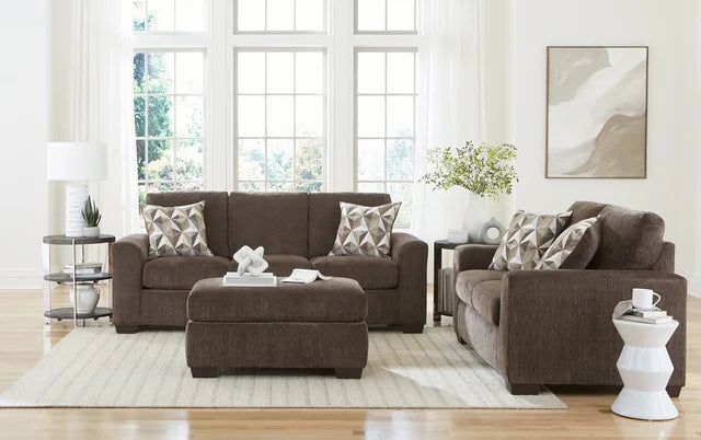 198 Nutmeg Sofa & Loveseat Set