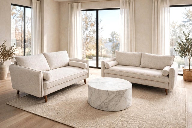 Vanti Beige - 2PC Living Room Set