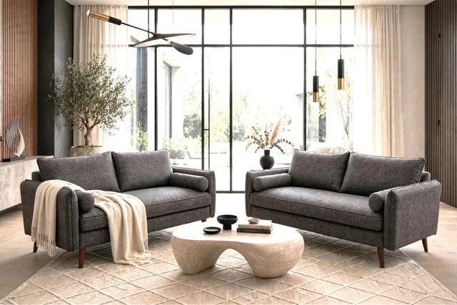Vanti Grey - 2PC Living Room Set
