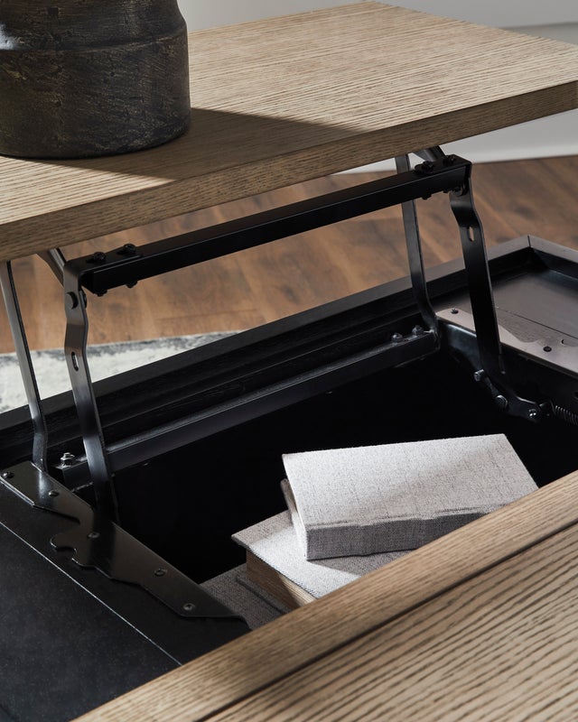 Ashley T721-00 - Lift Top Cocktail Table **NEW ARRIVAL**