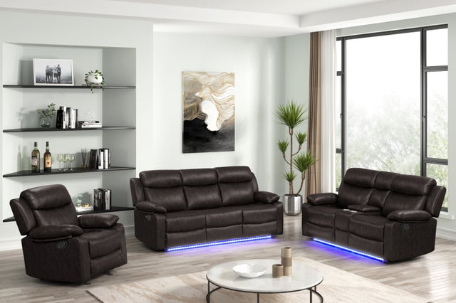 Aiden Brown- 3PC Reclining Set