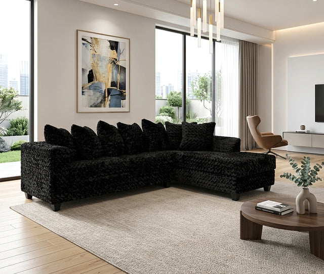 610 Sectional (Black) **NEW ARRIVAL**
