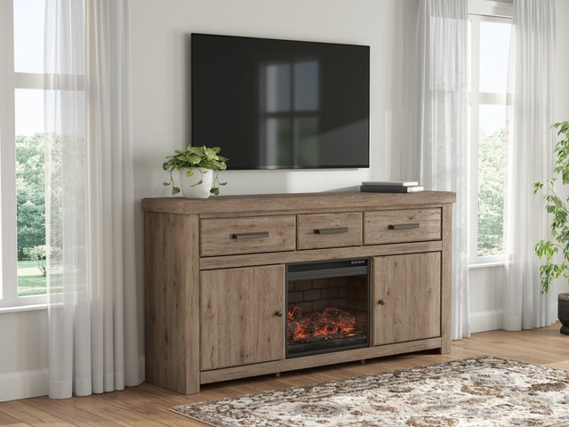 W2844-268 - TV Stand w/Fireplace 72"L **NEW ARRIVAL**