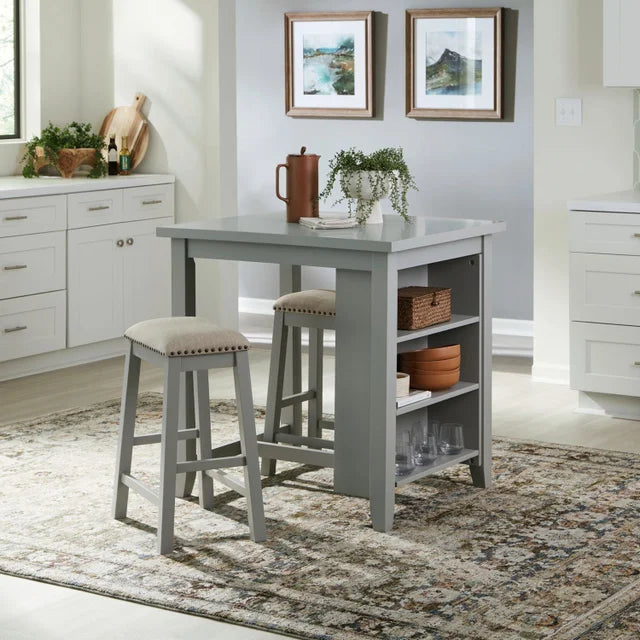 942 Grey 3PC - Table + 2 Chairs **NEW ARRIVAL**