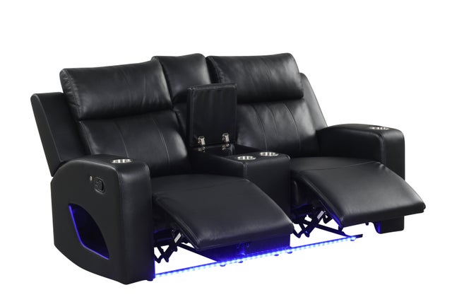 Pinnacle Black 3PC Reclining Set **NEW ARRIVAL**