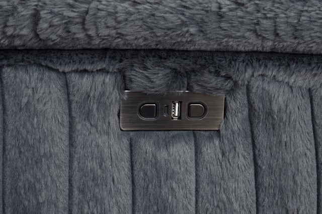 AMIRI Charcoal Power Sectional With Pull-Out Bed **NEW ARRIVAL**