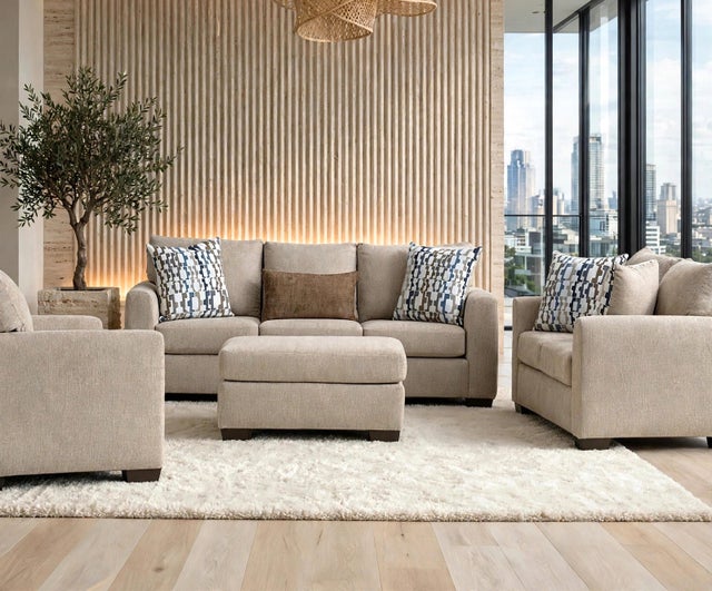 Behold 2275 - Sofa & Loveseat Set (Parchment) **NEW ARRIVAL**