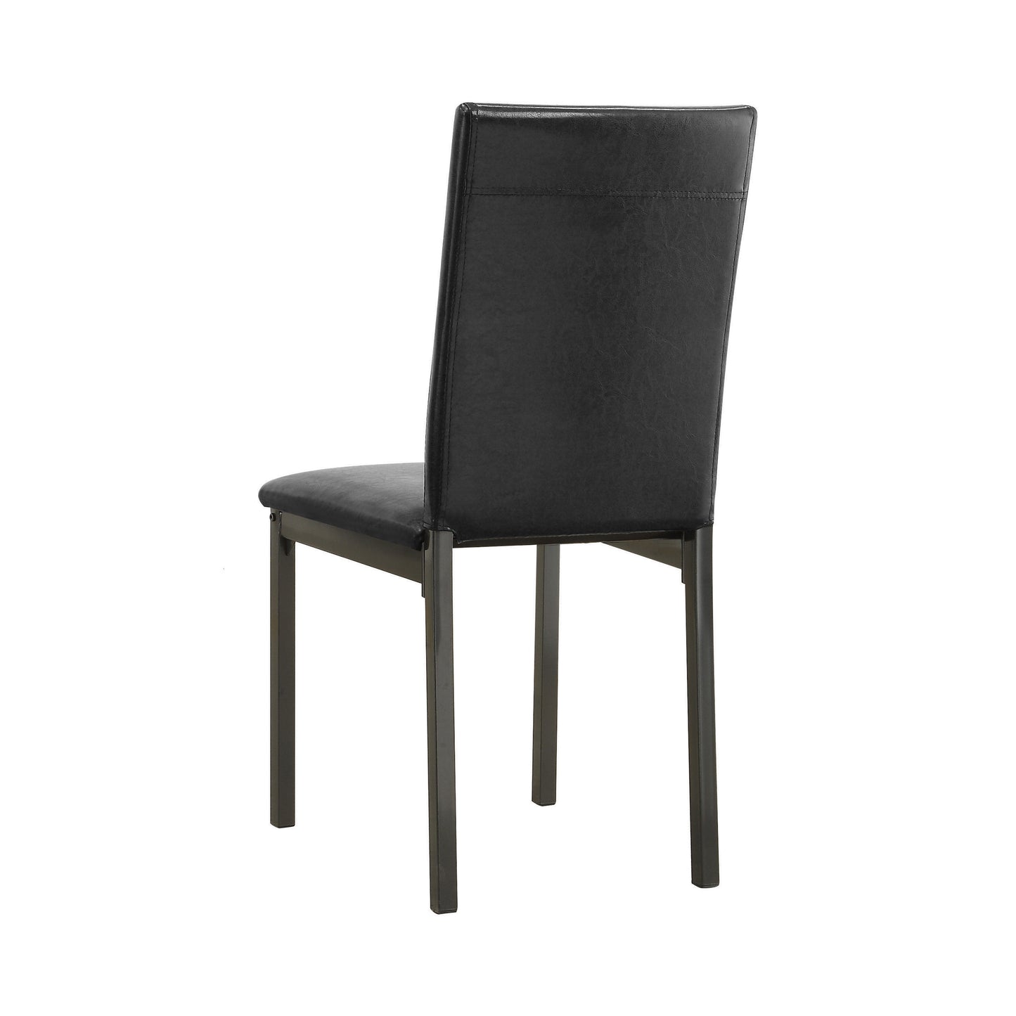 Garza 5-Piece Dining Room Set Weathered Grey And Black - 100611-S5