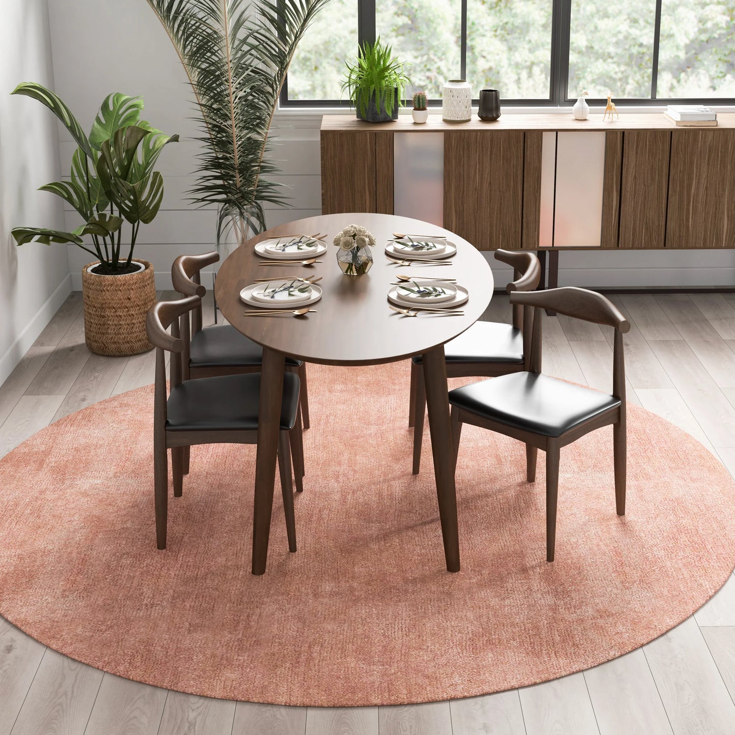 Juliet Dining Chair (Black Leather)