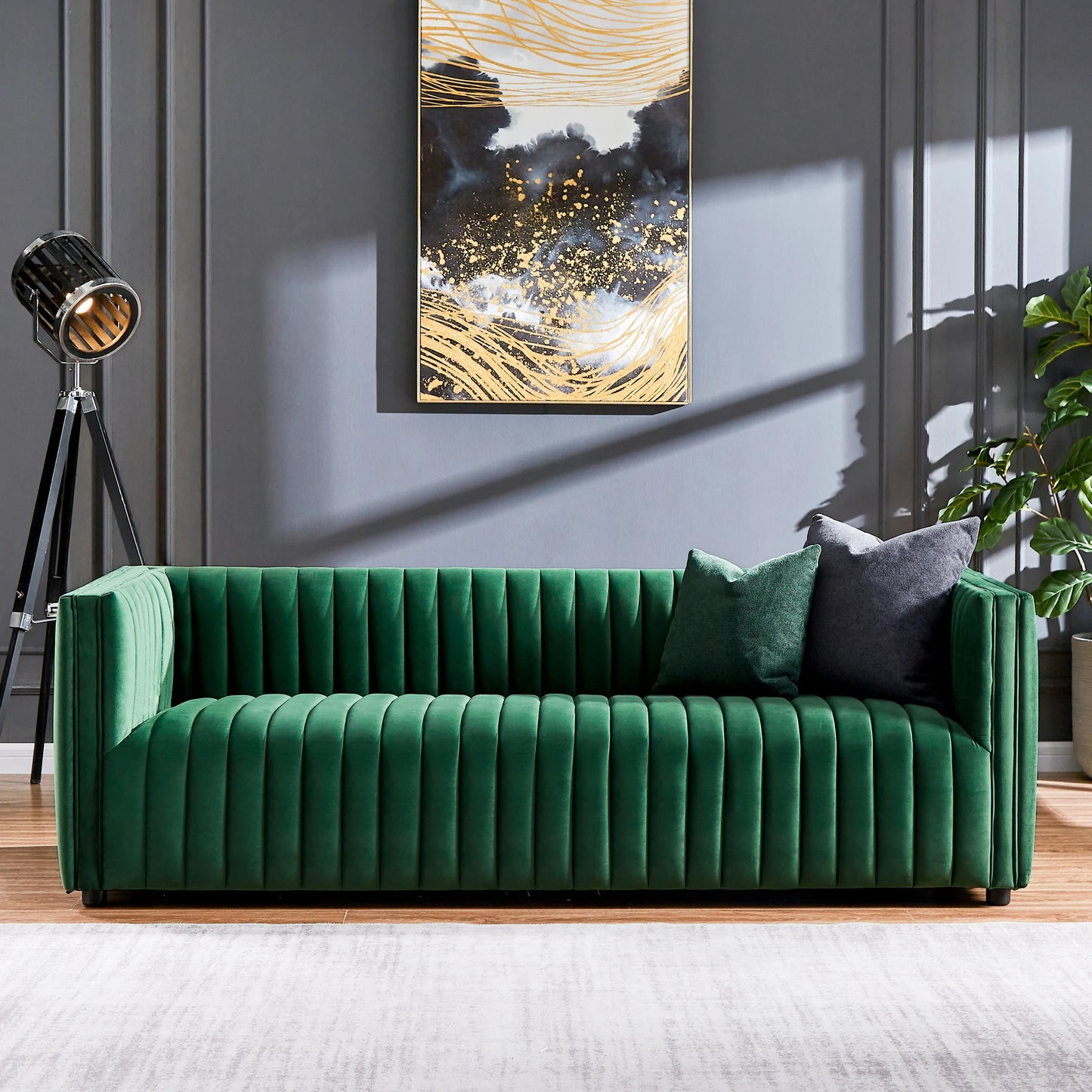 Sierra Sofa (Green Velvet)