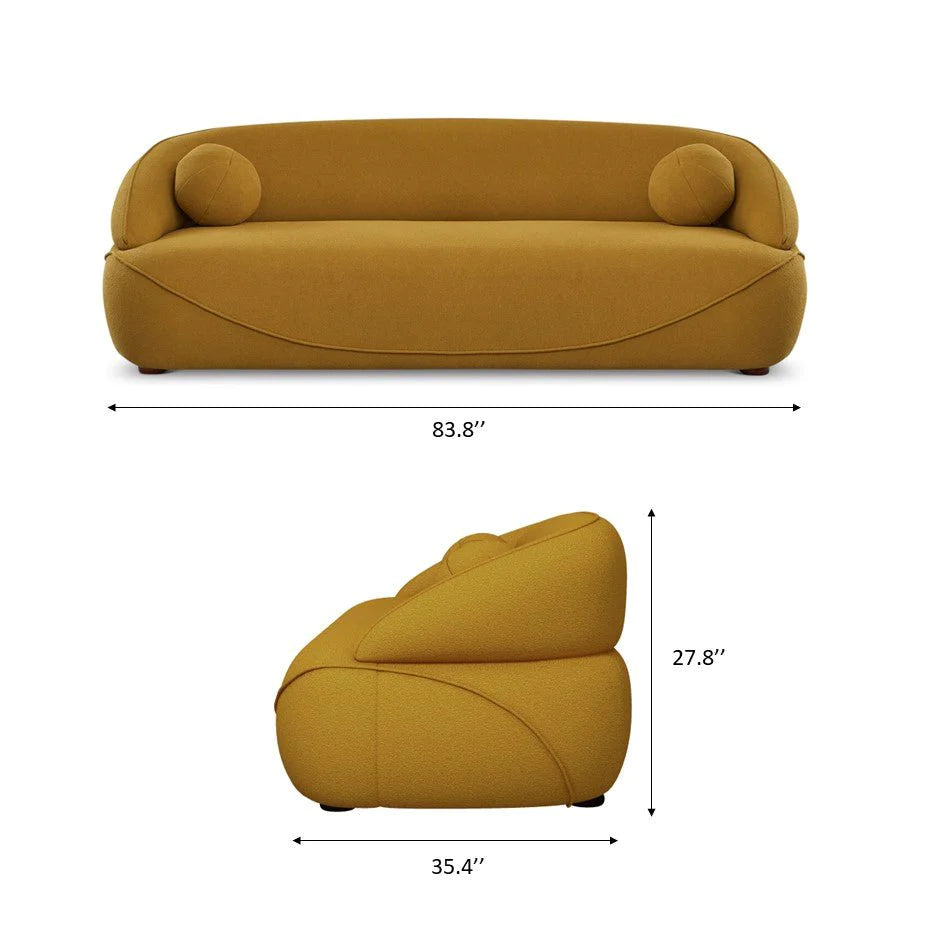 Brody Sofa (Gold Boucle)