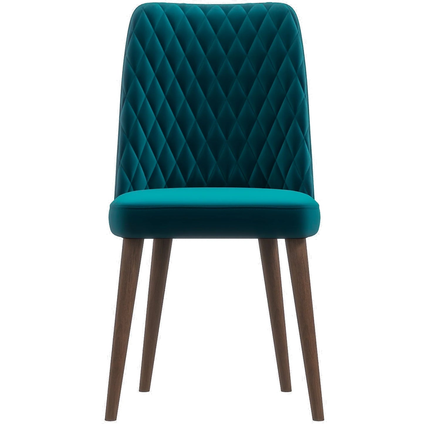 Evette Mid Century Modern Teal Dining Chair