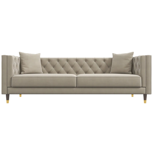 Lewis Sofa (Cream Velvet)