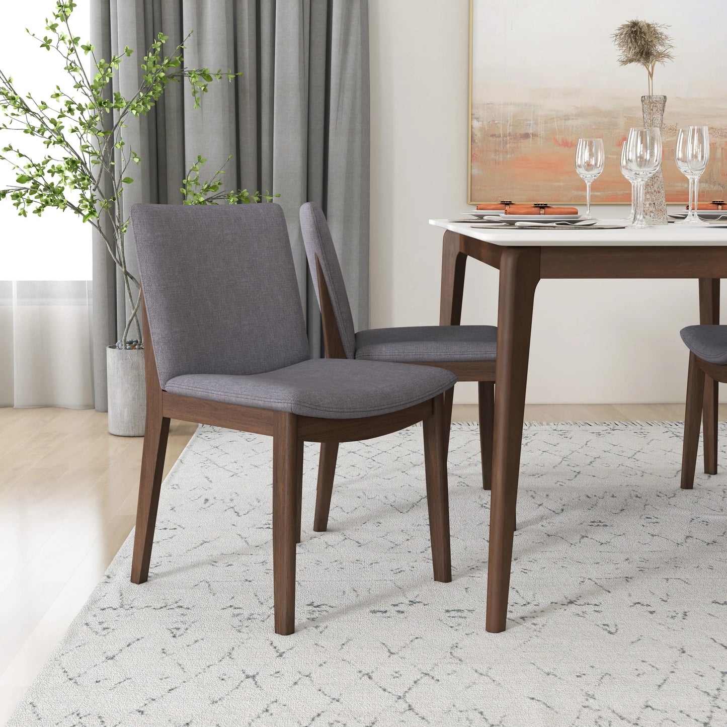 Virginia Dining Chair (Light Grey)