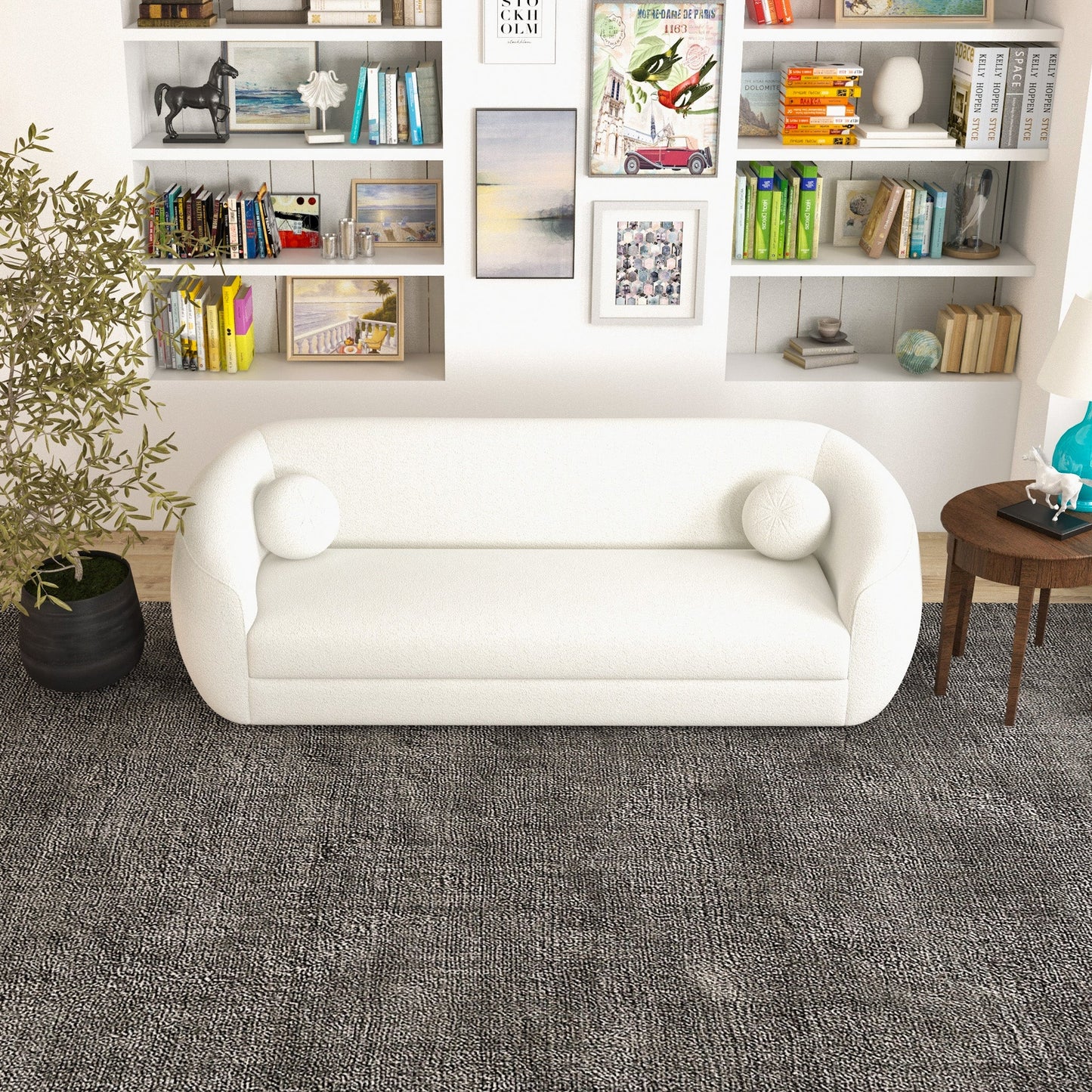 Norma Sofa (Cream Boucle)