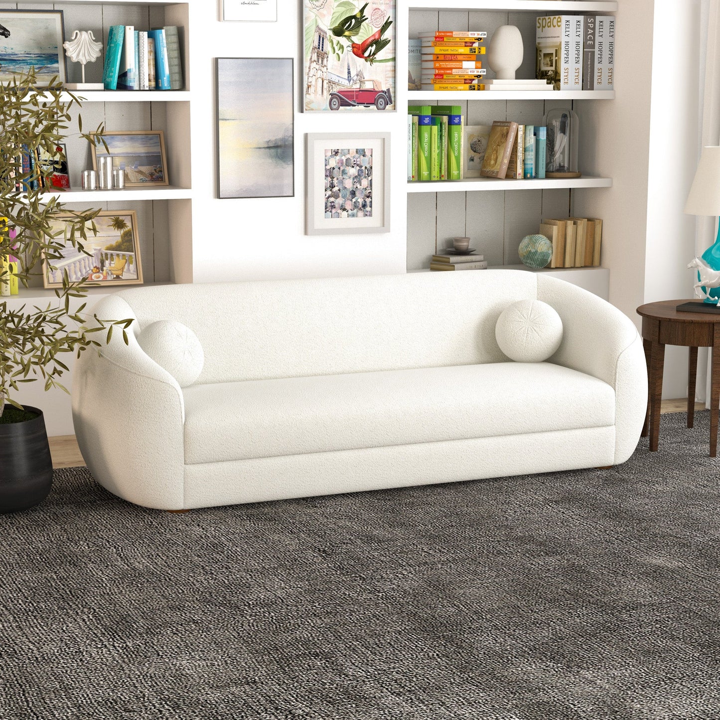 Norma Sofa (Cream Boucle)