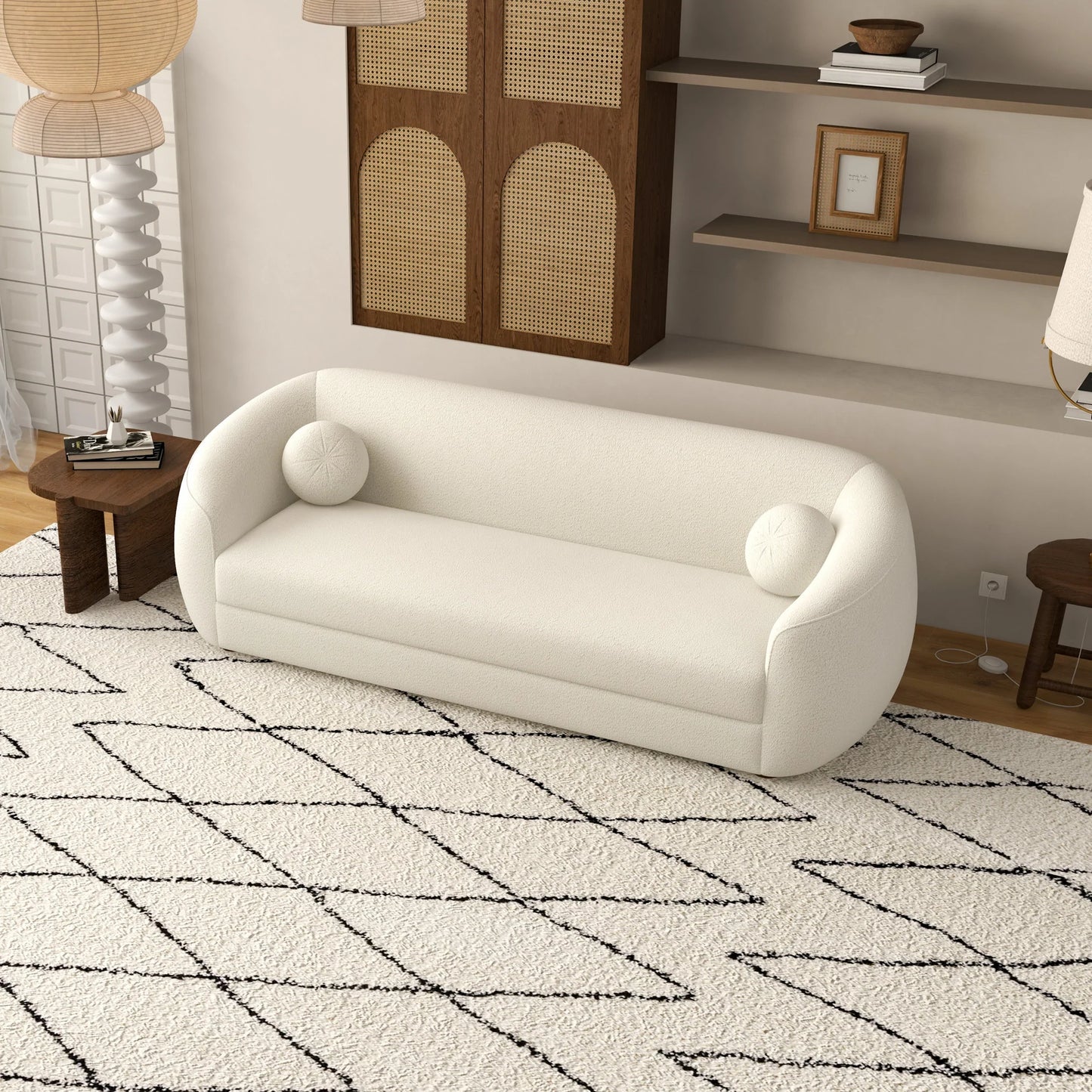 Norma Sofa (Cream Boucle)