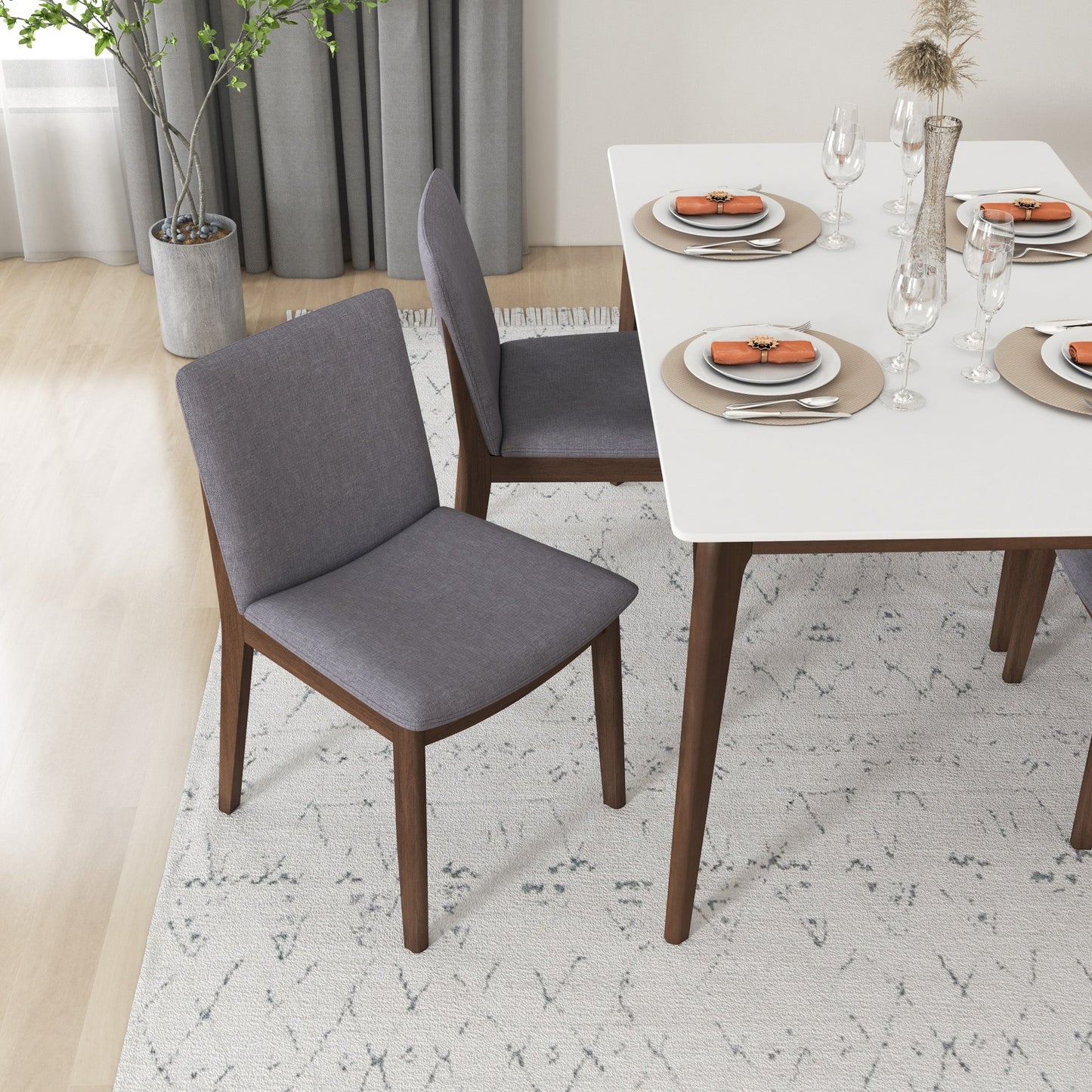 Virginia Dining Chair (Light Grey)