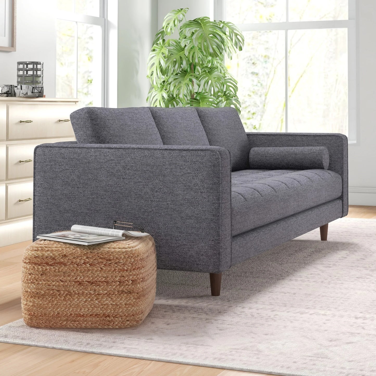 Tessa Sofa (Dark Grey Linen)