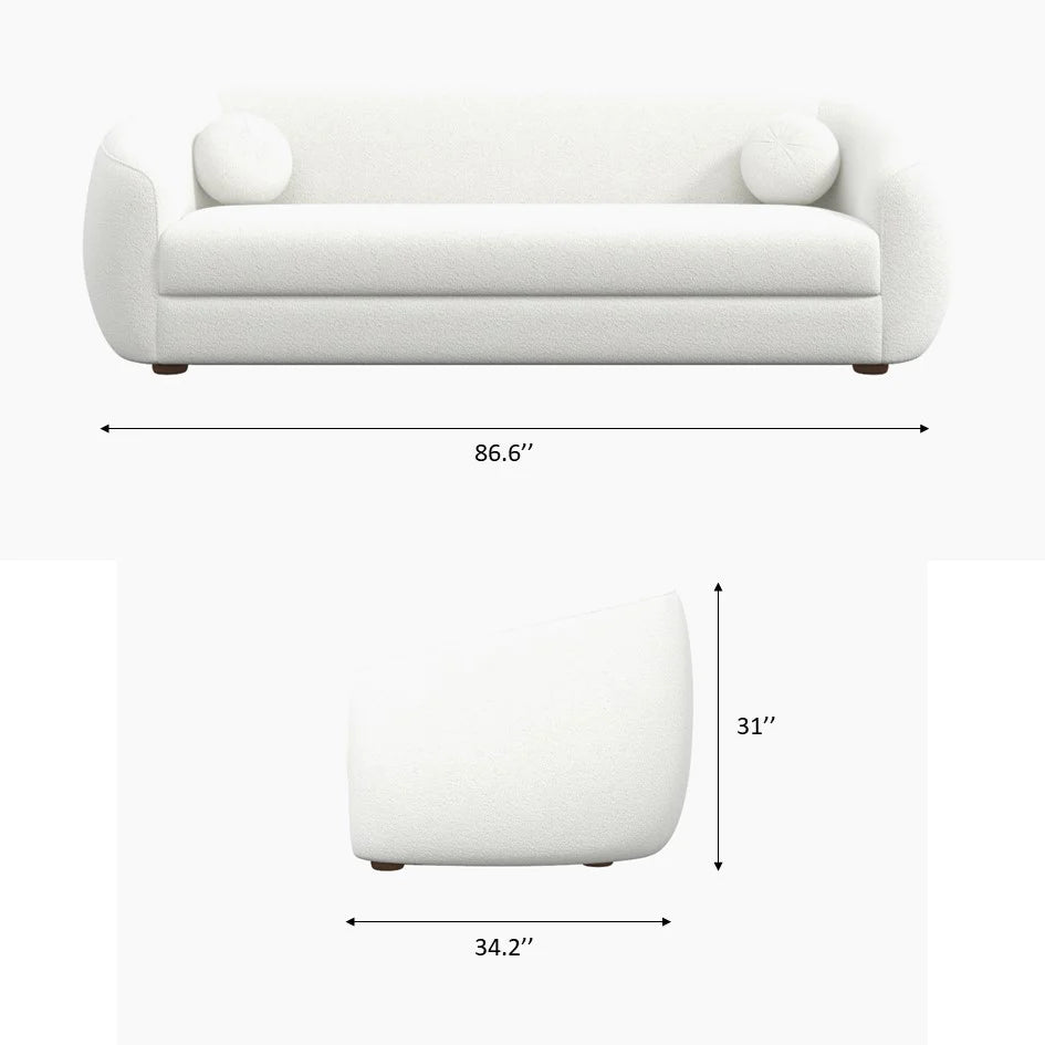 Norma Sofa (Cream Boucle)