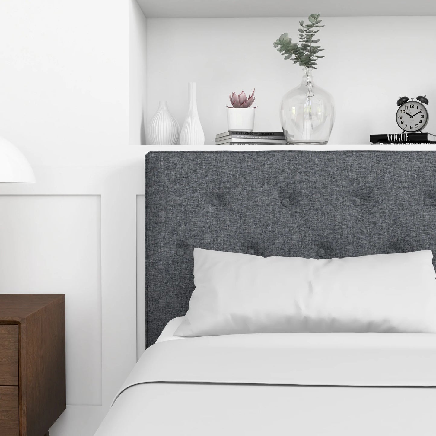 Ashton Bed - Dark Gray