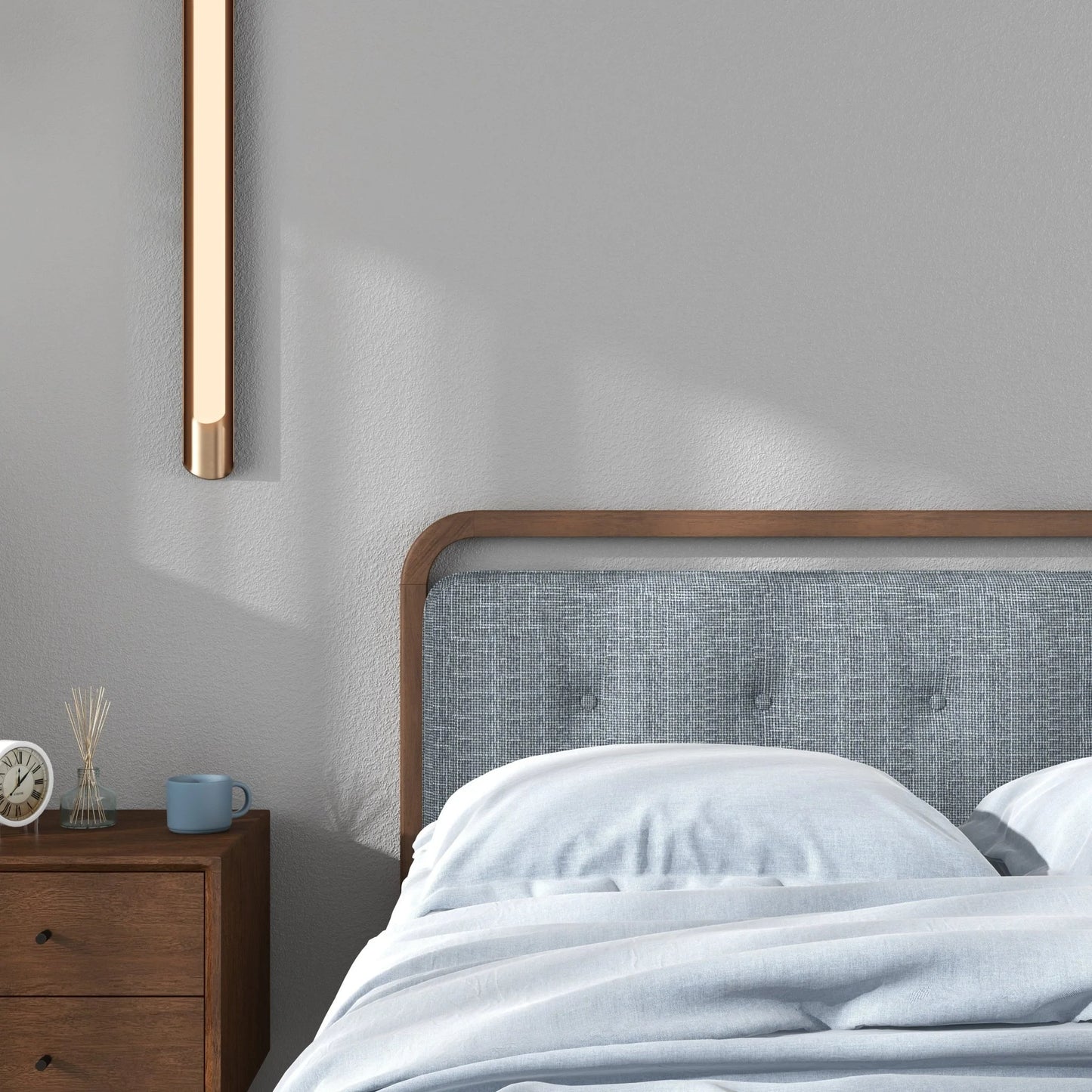 Modern Divani Wood Platform Bed