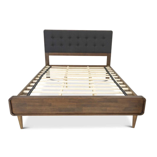 Taylor Queen Bed - Dark Grey