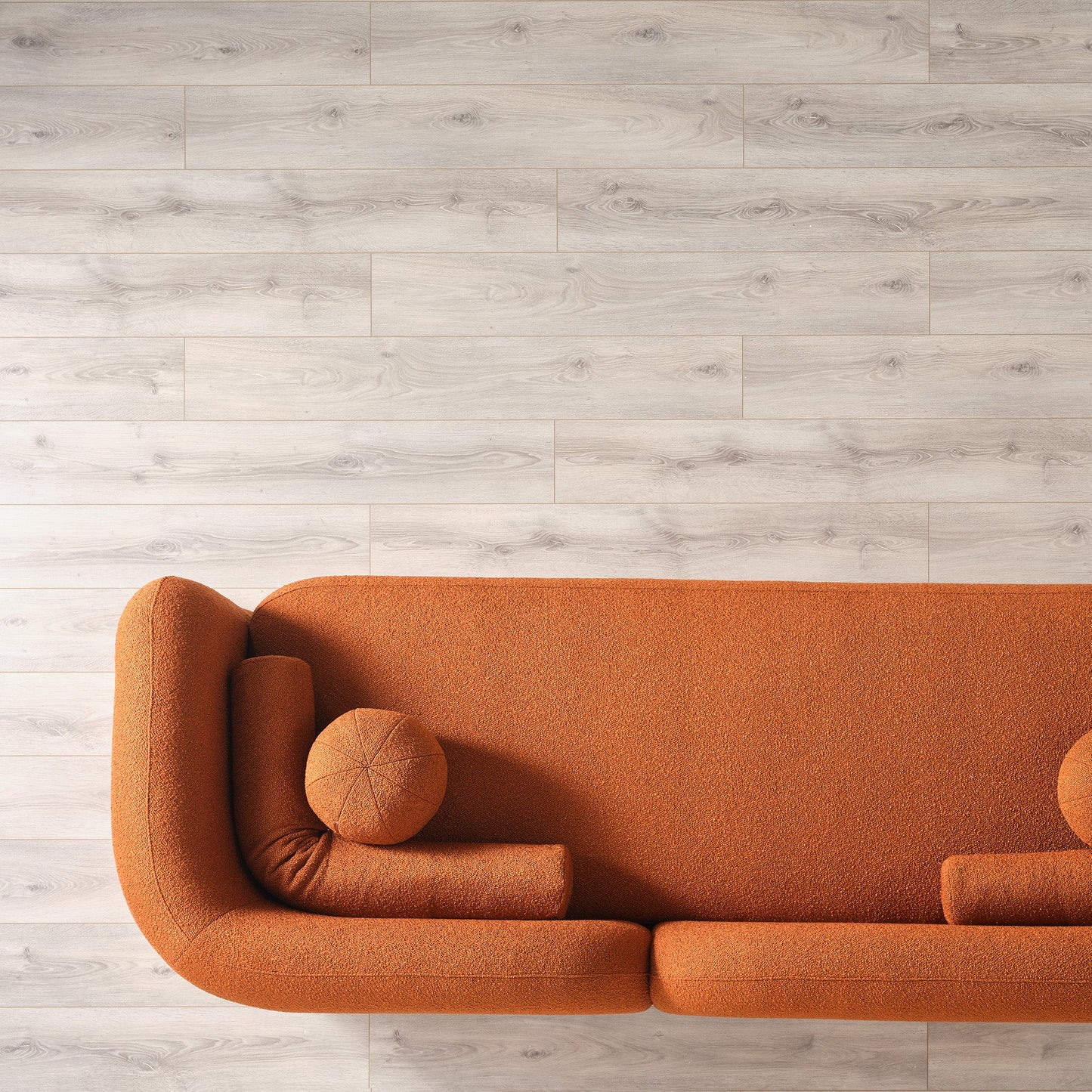Bodrum Sofa (Burnt Orange Boucle)