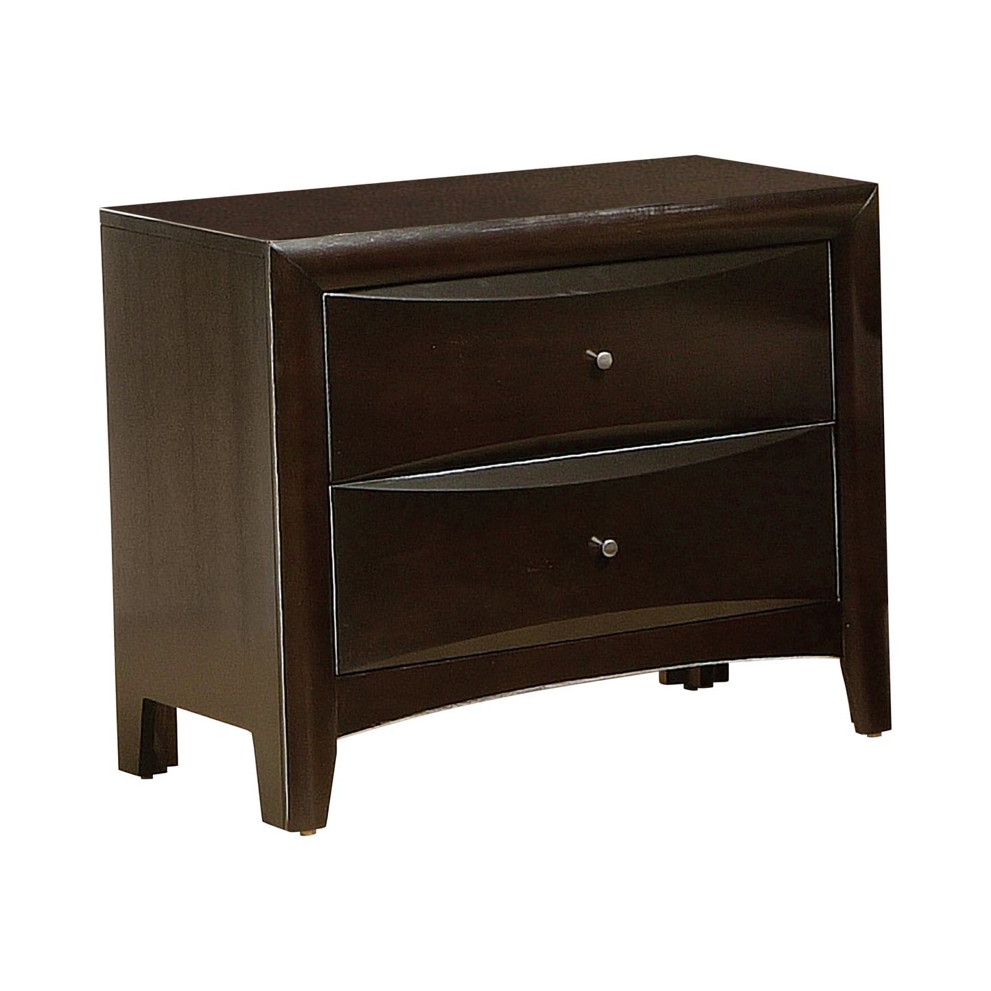 Phoenix Bedroom Set With Bookcase Headboard Deep Cappuccino - 200409