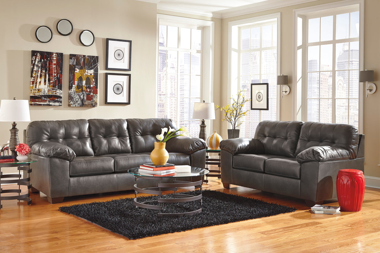 Alliston Sofa and Loveseat - PKG000980