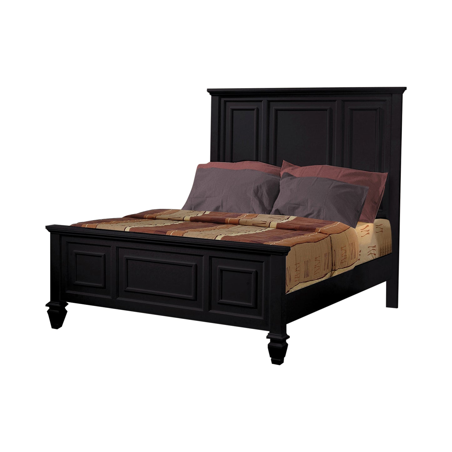 Sandy Beach Bedroom Set With High Headboard - 201321