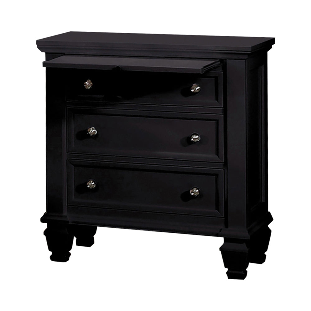 Sandy Beach Storage Bedroom Set With Sleigh Headboard - 201329