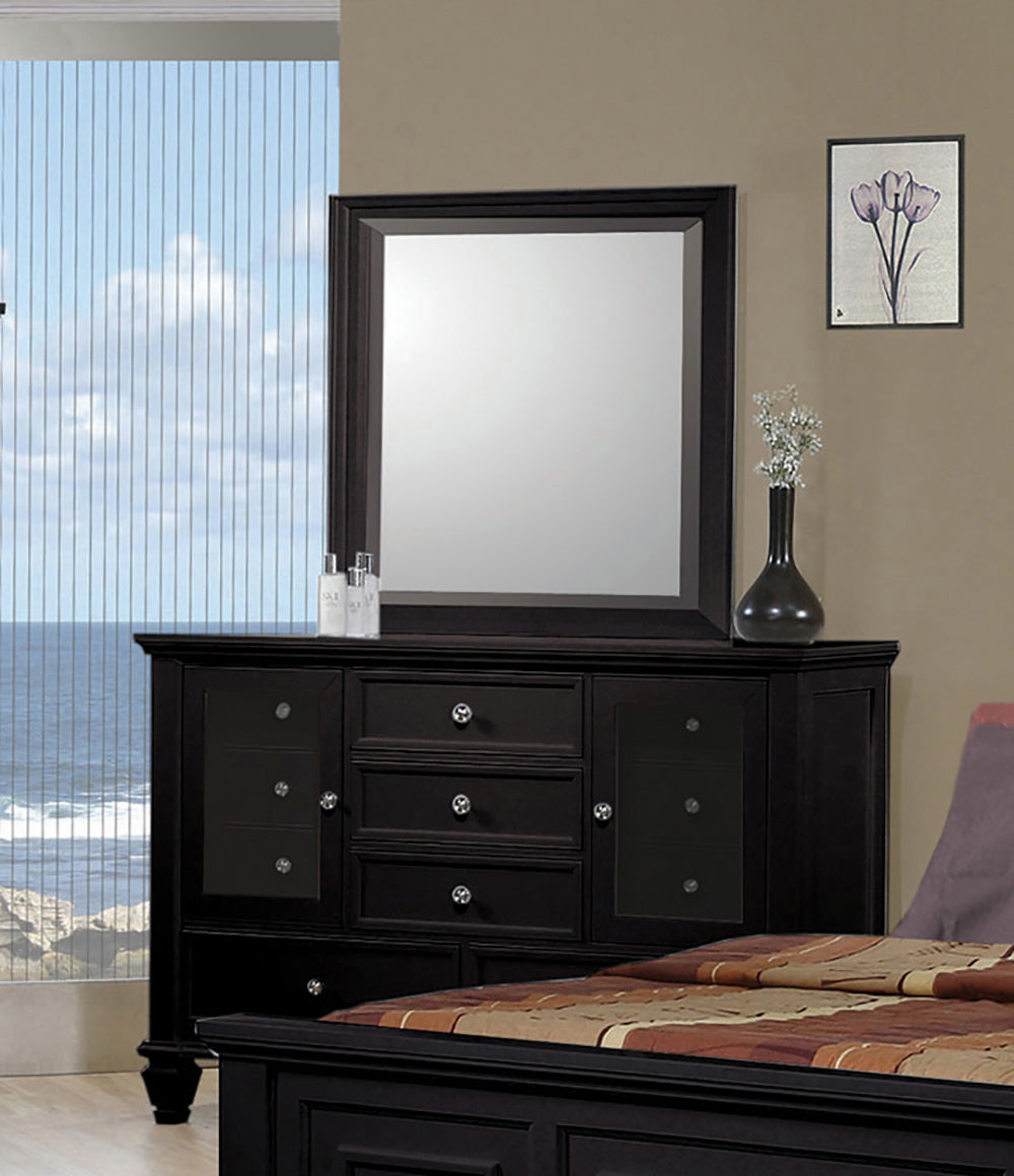 Sandy Beach Storage Bedroom Set With Sleigh Headboard - 201329