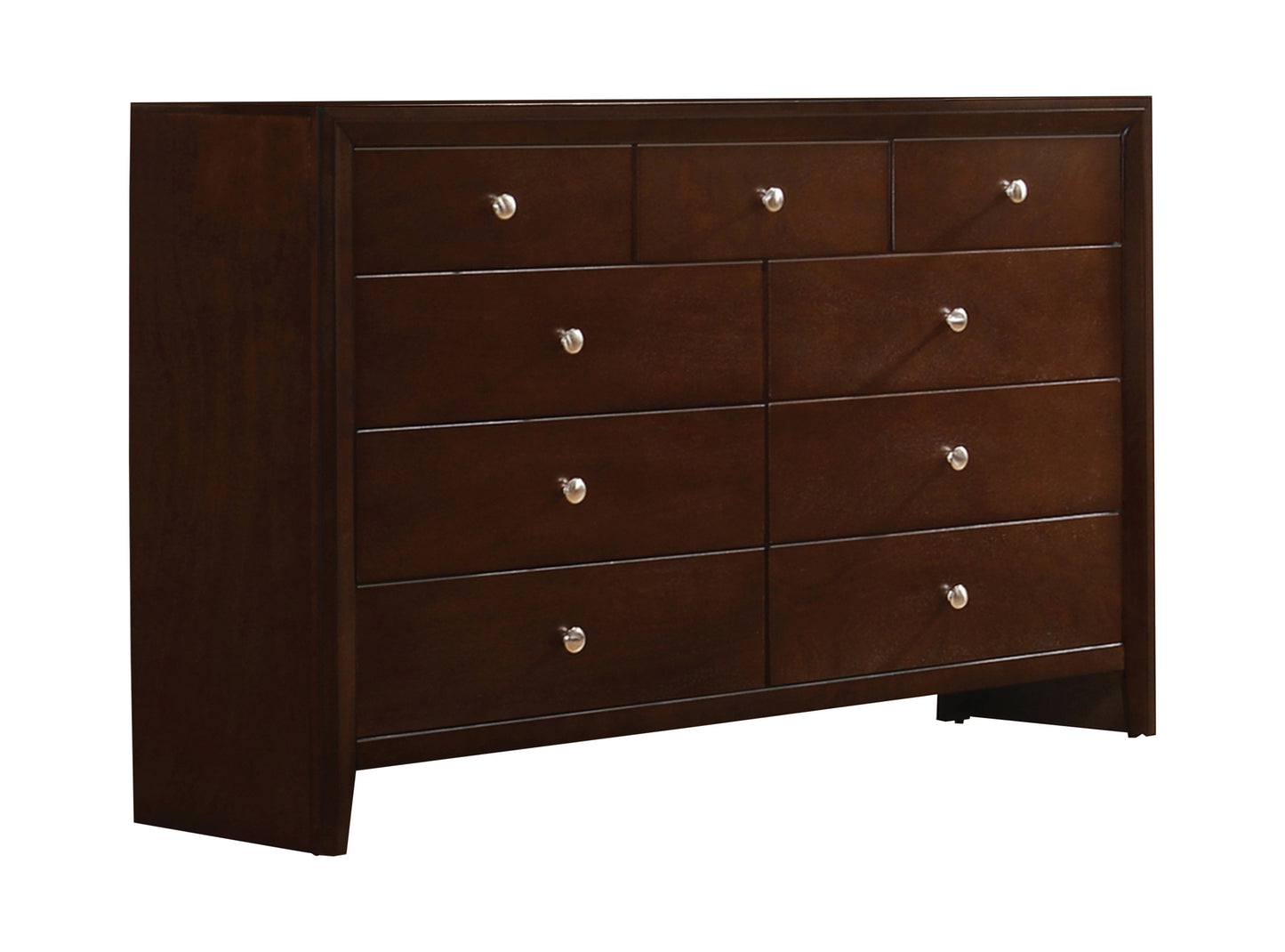 Serenity Panel Bedroom Set Rich Merlot - 201971