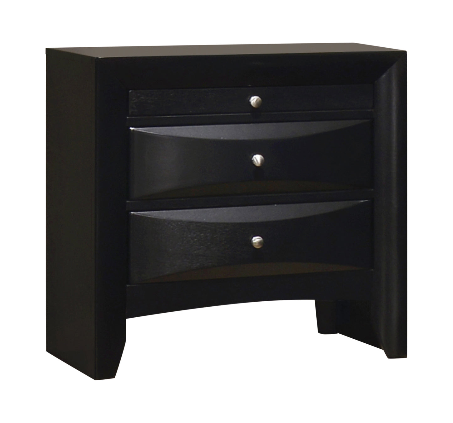 Briana Storage Bedroom Set With Bookcase Headboard Black - 202701