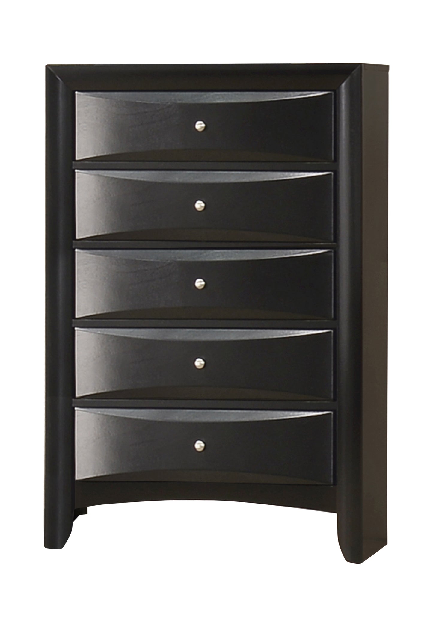 Briana Storage Bedroom Set With Bookcase Headboard Black - 202701